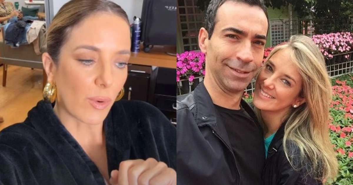 Ticiane Pinheiro desabafa sobre ciúmes em casamento com César Tralli: 'Não temos espaço'