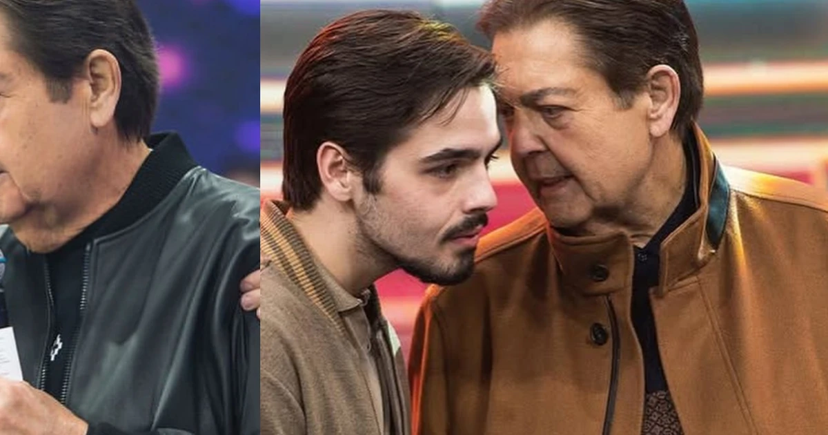 'Sou extremamente grato': filho de Faustão, João Silva reverencia o pai com imagens no palco durante internação