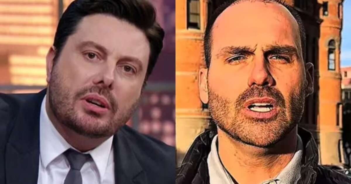 Polêmica! Danilo Gentili xinga Eduardo Bolsonaro de 'covarde e vagabundo'