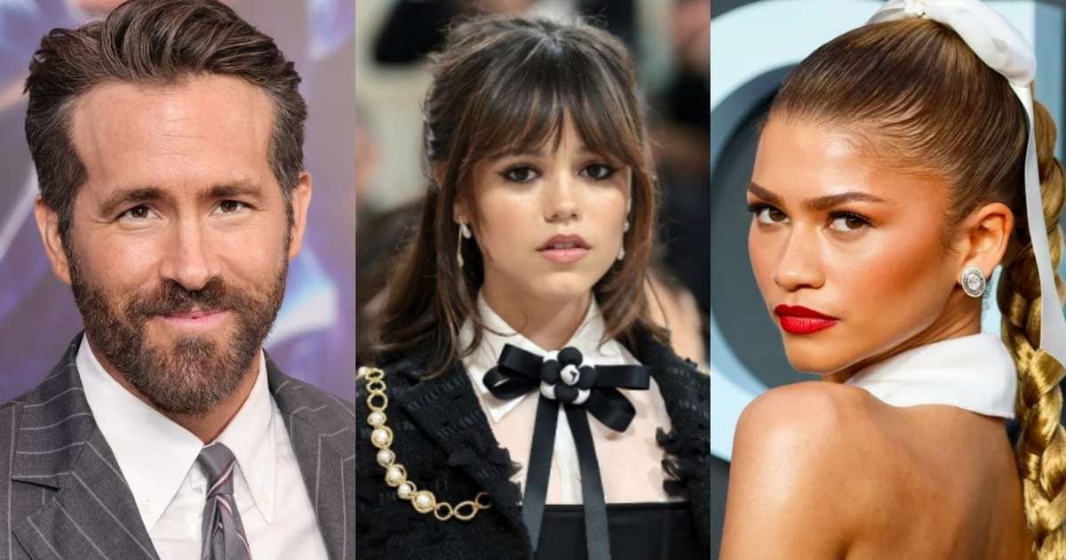 Ryan Reynolds, Zendaya e Jenna Ortega estão entre os atores mais lucrativos de 2024: O primeiro lugar da lista arrecadou mais de 1 bilhão de dólares de bilheteria