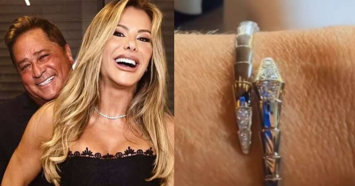 Leonardo presenteia Poliana Rocha com pulseira de diamantes; saiba o valor