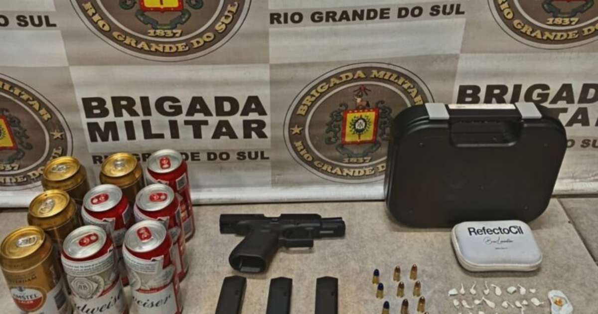 Após furto a loja de conveniência homem armado é preso tentando vender o que roubou