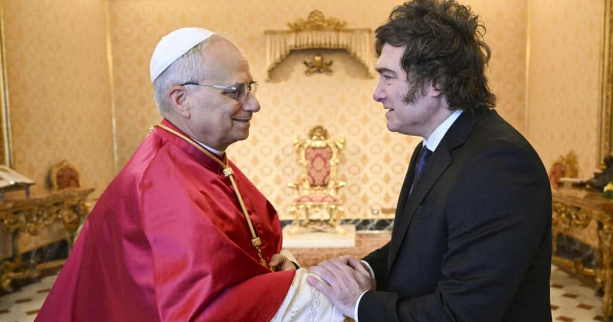 Em giro europeu, presidente argentino Milei se reúne com Leão XVI antes de ir à França