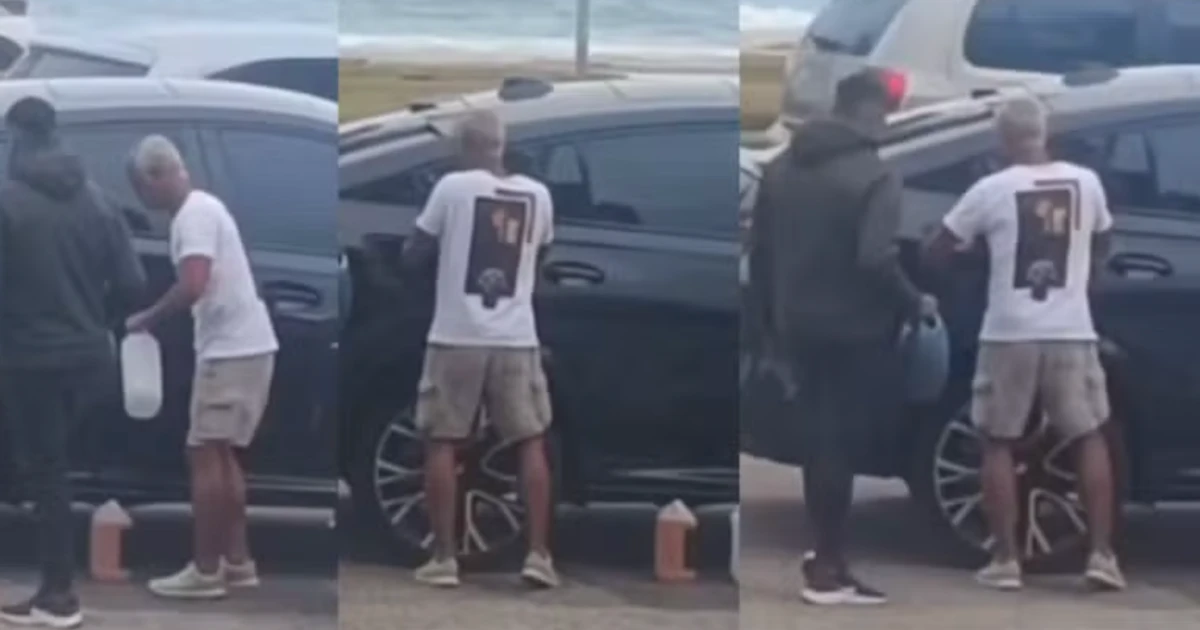 Sem combustível! Romário passa perrengue com carro de luxo no Rio; veja vídeo
