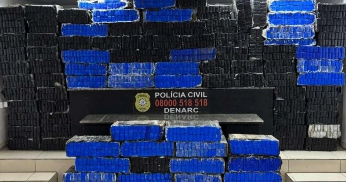 Helicóptero intercepta comboio com 1,5 tonelada de maconha no RS