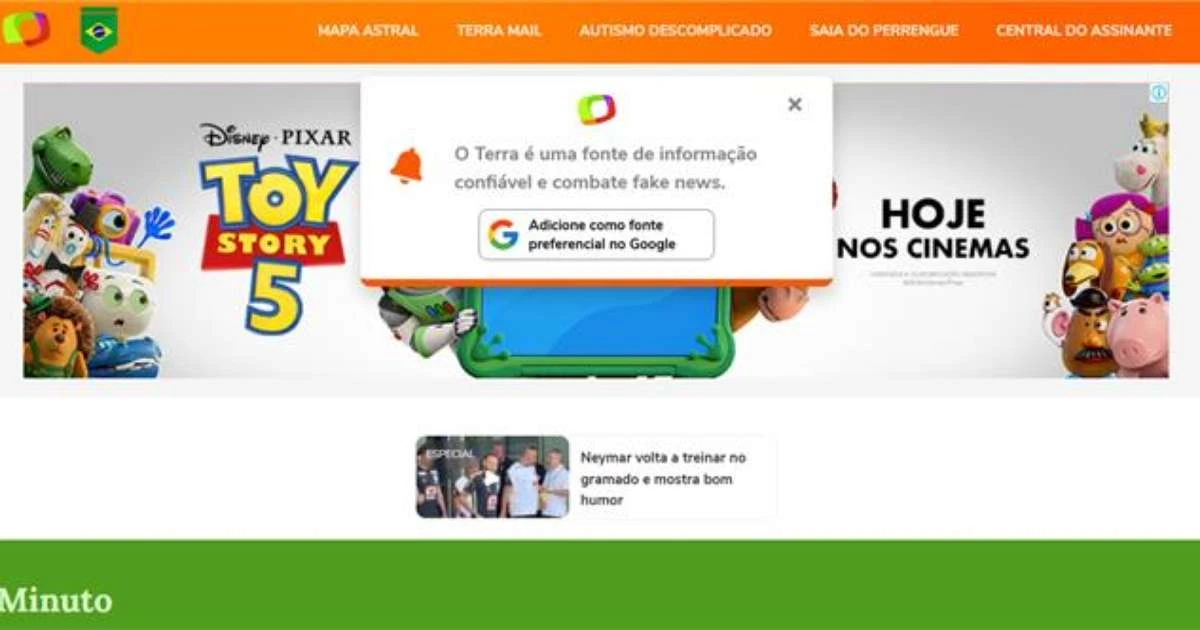 Saiba como adicionar o Terra como 'Fonte Preferida' no Google