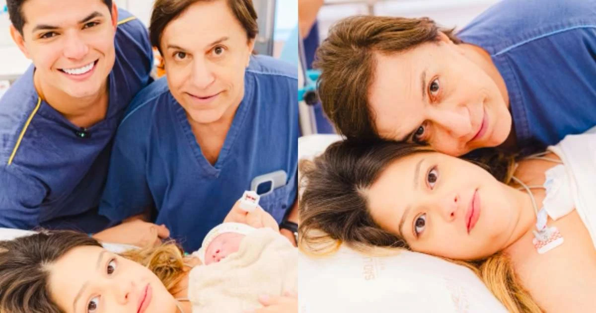 Bem-vinda! Filha de Tom Cavalcante dá à luz Antonella; veja o momento emocionante