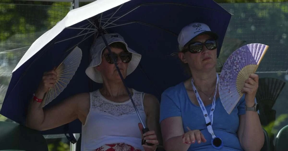 Wimbledon começa com calor surpreendente para tenistas e torcedores