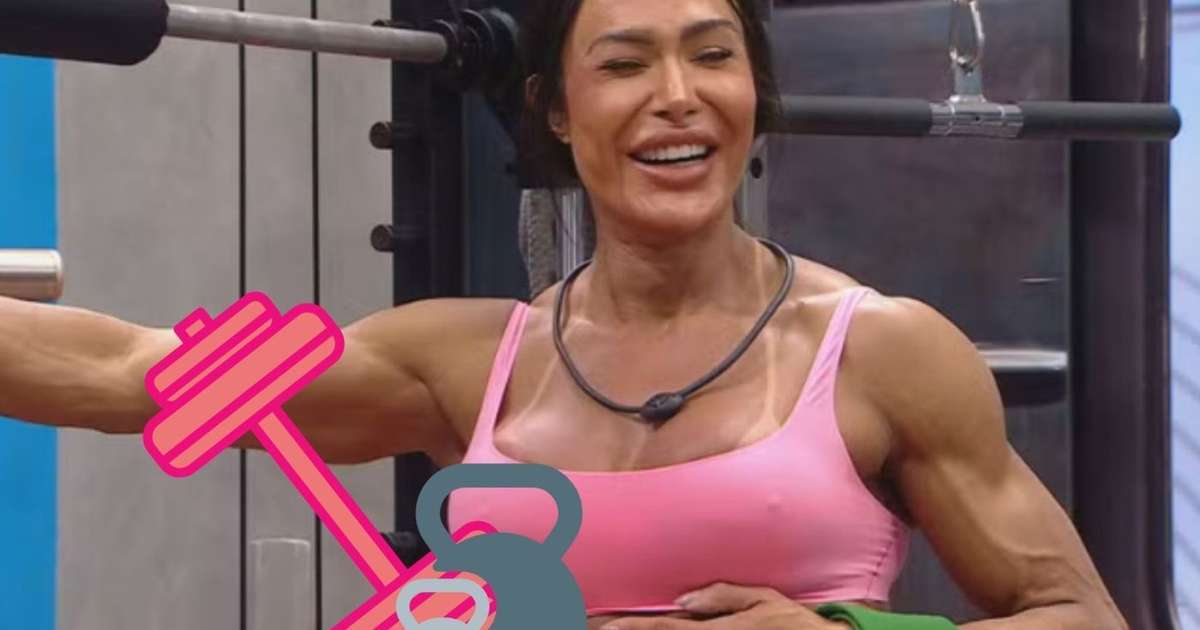 Um exercício muito simples - até crianças fazem! - é abolido por Gracyanne Barbosa; musa fitness faz confissão no 'BBB 25'