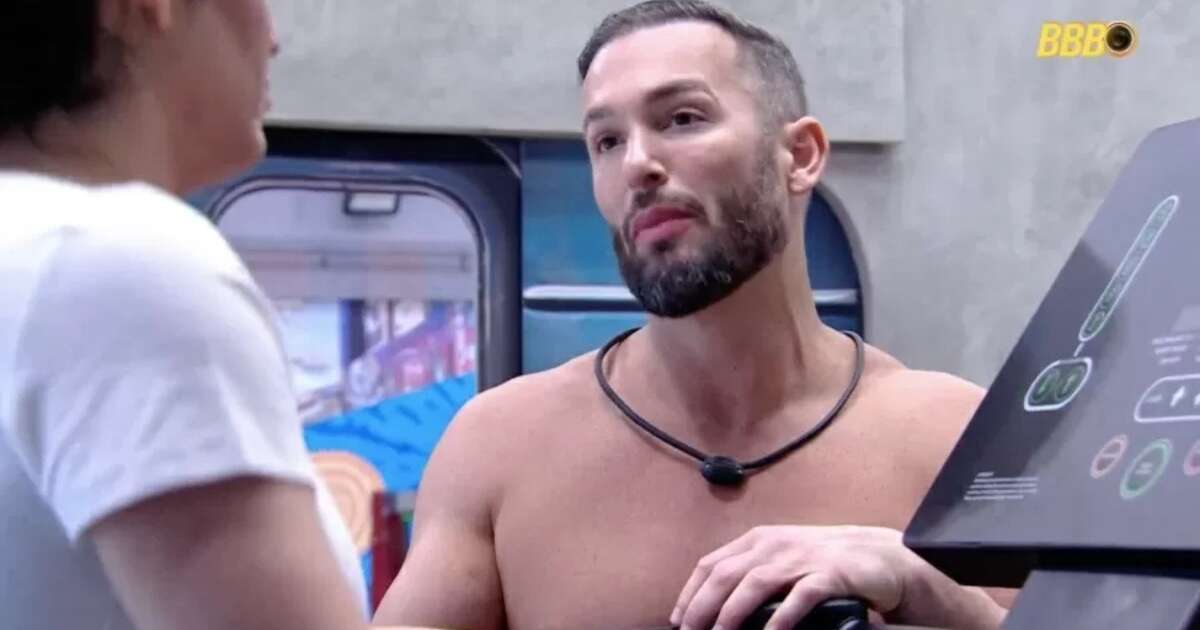 BBB 25: Diego Hypolito rasga elogios a outro brother: 'Ele é bonito, né?'