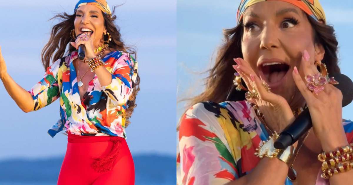 Energia de Gostosa! Ivete Sangalo brilha com look tropical em clipe no Farol da Barra