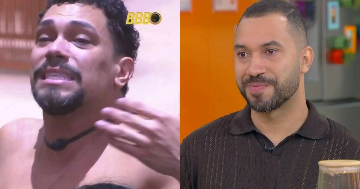 Gil do Vigor chora ao falar de Vinícius se assumir bissexual no BBB 25: 'Pega na gente'