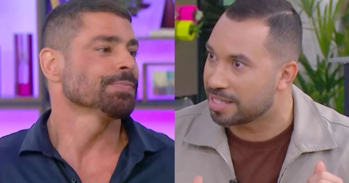 Gil do Vigor se derrete por Cauã Reymond ao vivo, mas Ana Maria Braga corta: 'Melhor não'