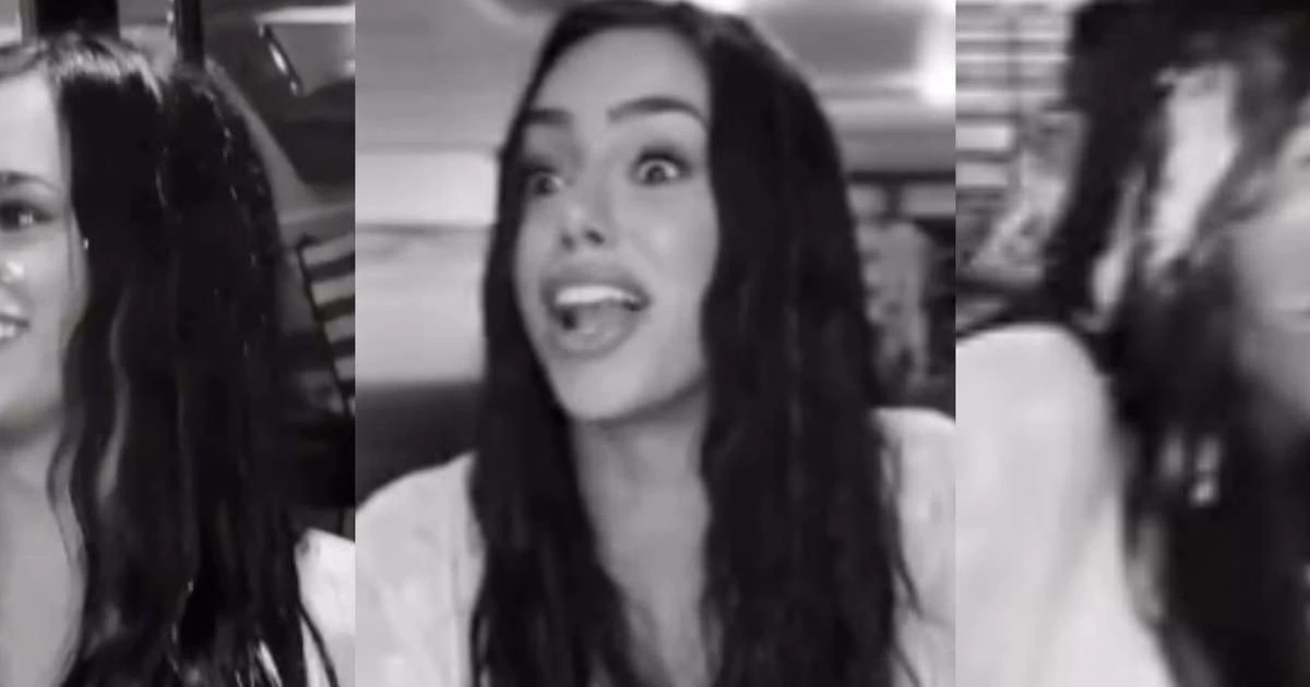 Guerra de bolo! Foi assim que terminou a festa de 31 anos de Bruna Biancardi, grávida da 2ª filha com Neymar. Vídeo