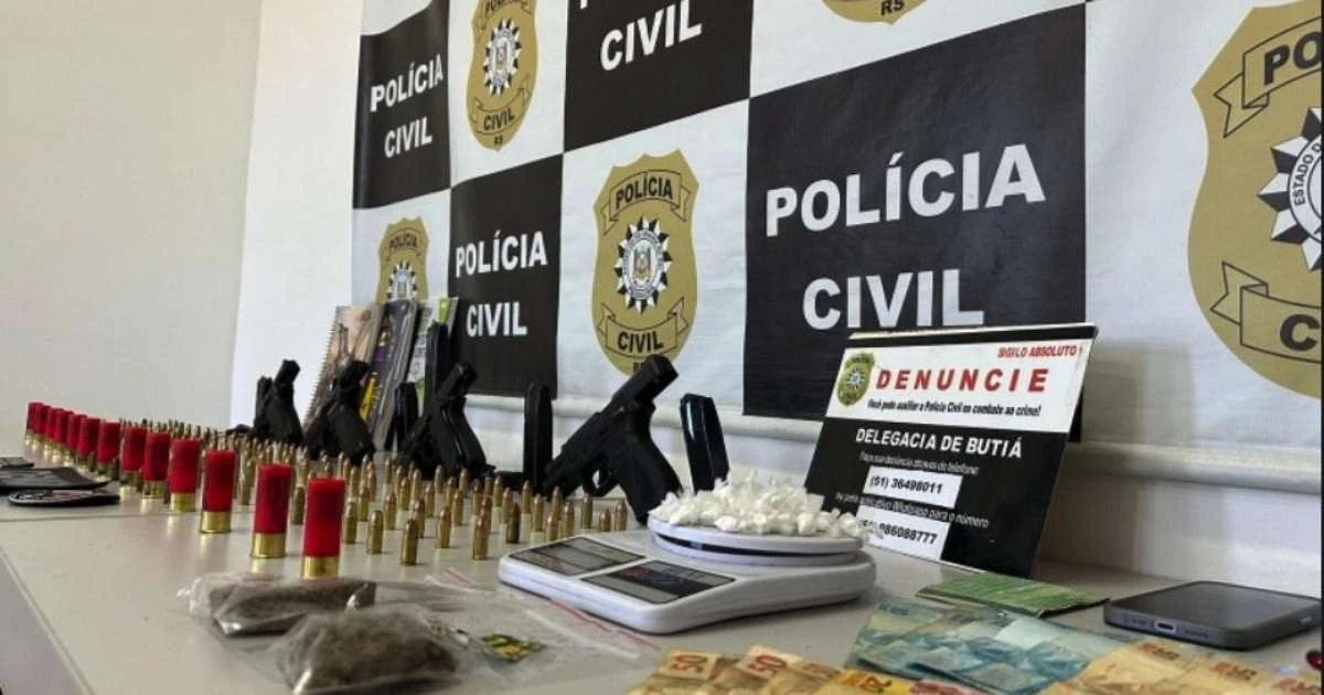 Após morte de agente, ofensiva em Butiá resulta em prisão e arsenal apreendido