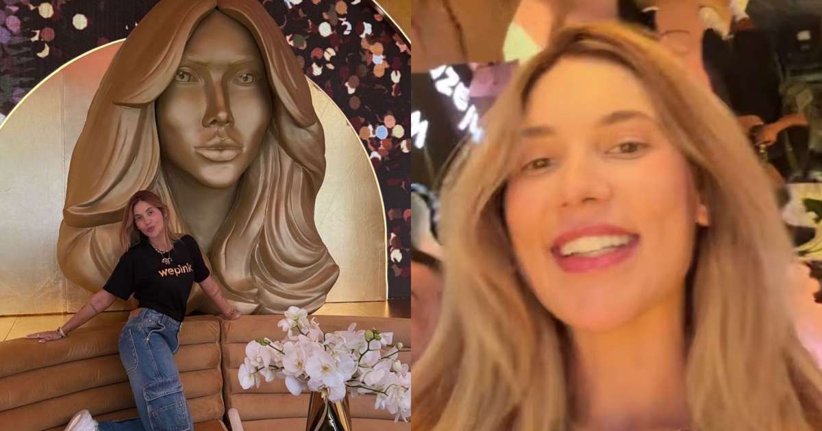 Busto gigante! Virginia mostra detalhes da festa luxuosa de 50 milhões; confira