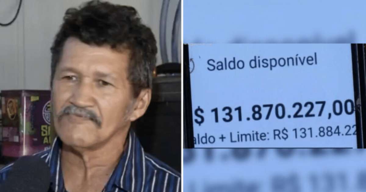 Idoso que recebeu R$ 131 milhões por engano mantém pedido de recompensa de R$ 13 milhões após banco negar acordo