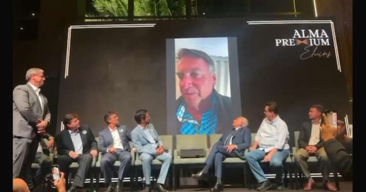 Bolsonaro faz chamada em evento de Nunes: 'Torço por você' e 'tenho certeza de que será vitorioso