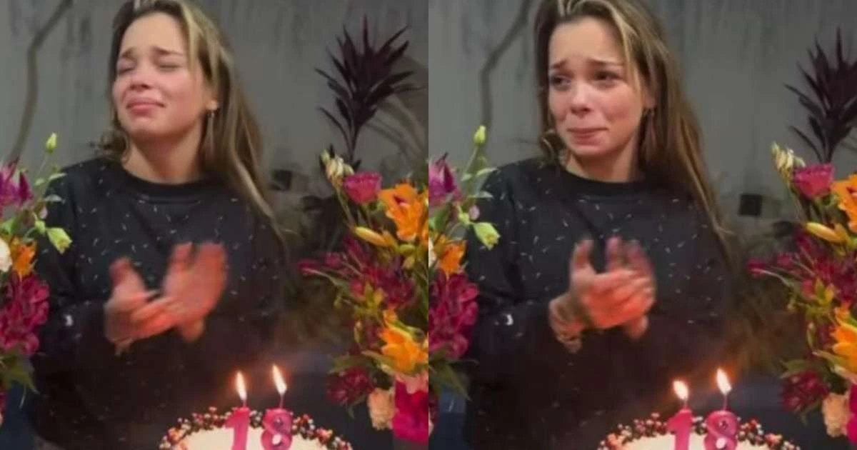 Influencer Kamylinha comemora 18 anos e chora por não ter Hytalo Santos ao lado