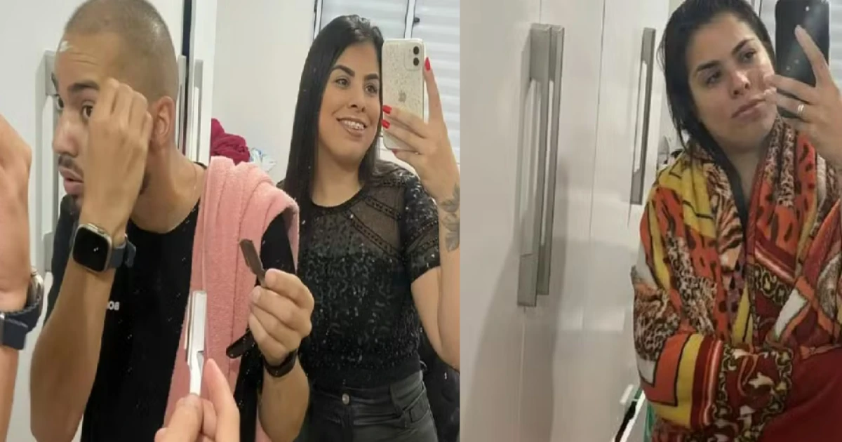 Mulher refaz fotos com lugares vazios após a morte do marido e comove a web