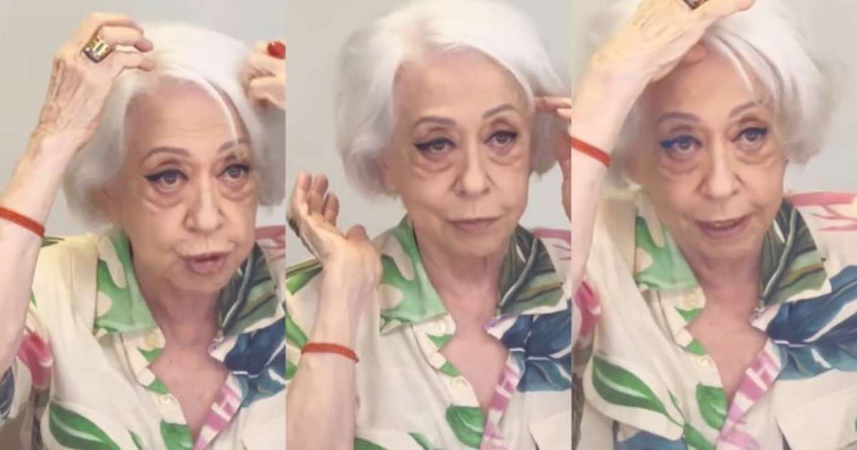 Vídeo: Fernanda Montenegro aparece se preparando para nova personagem; veja