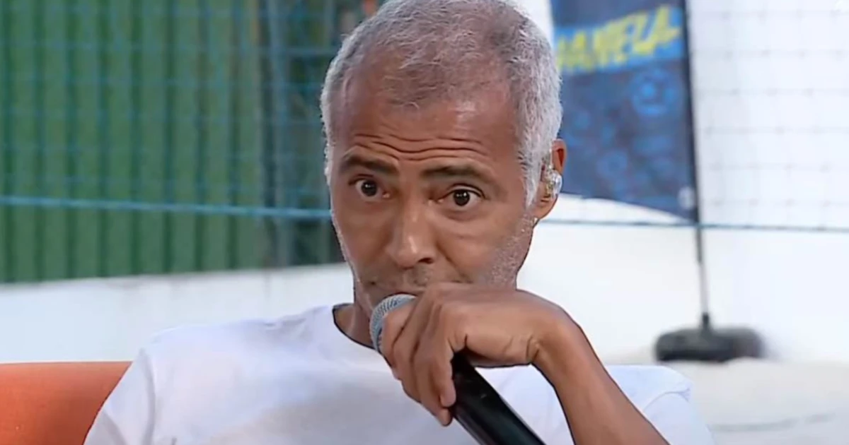 Romário é desmentido ao vivo por VT e gera climão durante programa