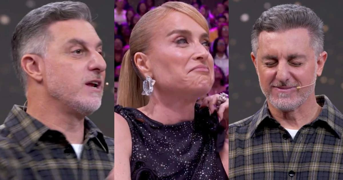 'Bico' de Luciano Huck vira piada no Domingão e Angélica rebate: 'Isso aí é uma loucura'