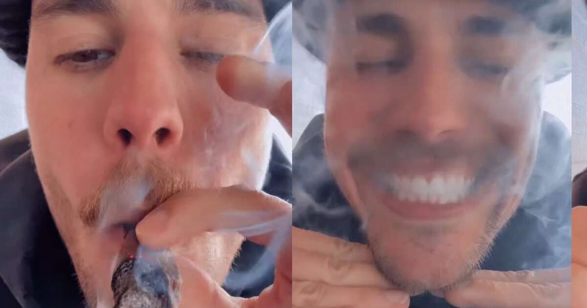 Justin Bieber debocha de rumor de abuso de drogas com vídeo fumando cigarro suspeito e agita web: 'Ele é o cão'