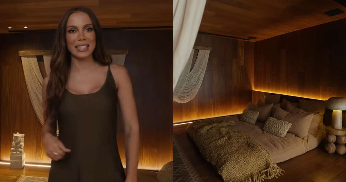 Anitta se explica ao montar cama no chão em mansão de R$ 11 milhões: 'Santuário'