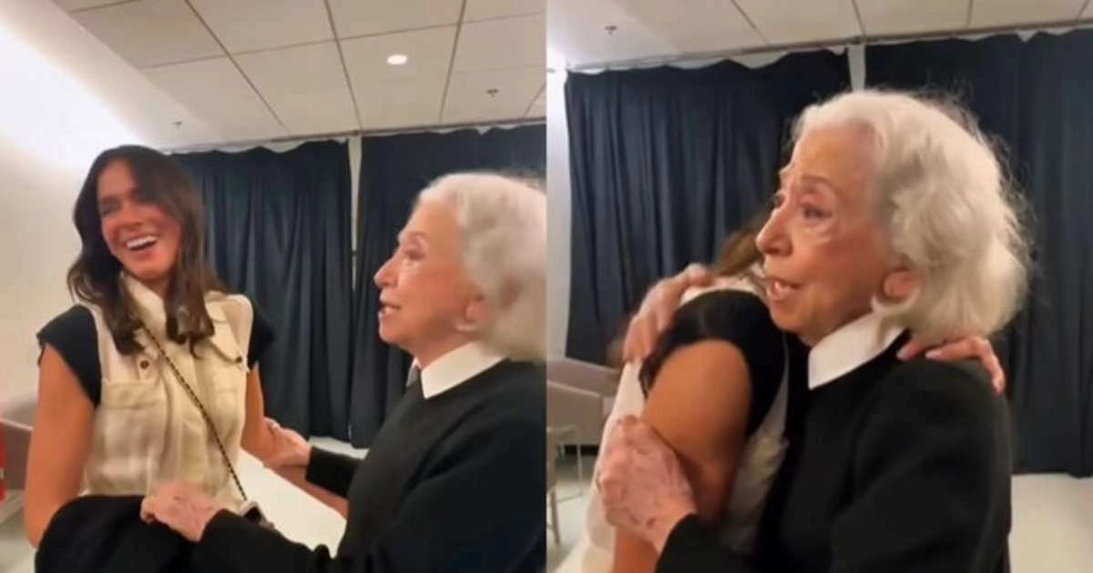 Bruna Marquezine se emociona com elogio de Fernanda Montenegro; assista ao momento
