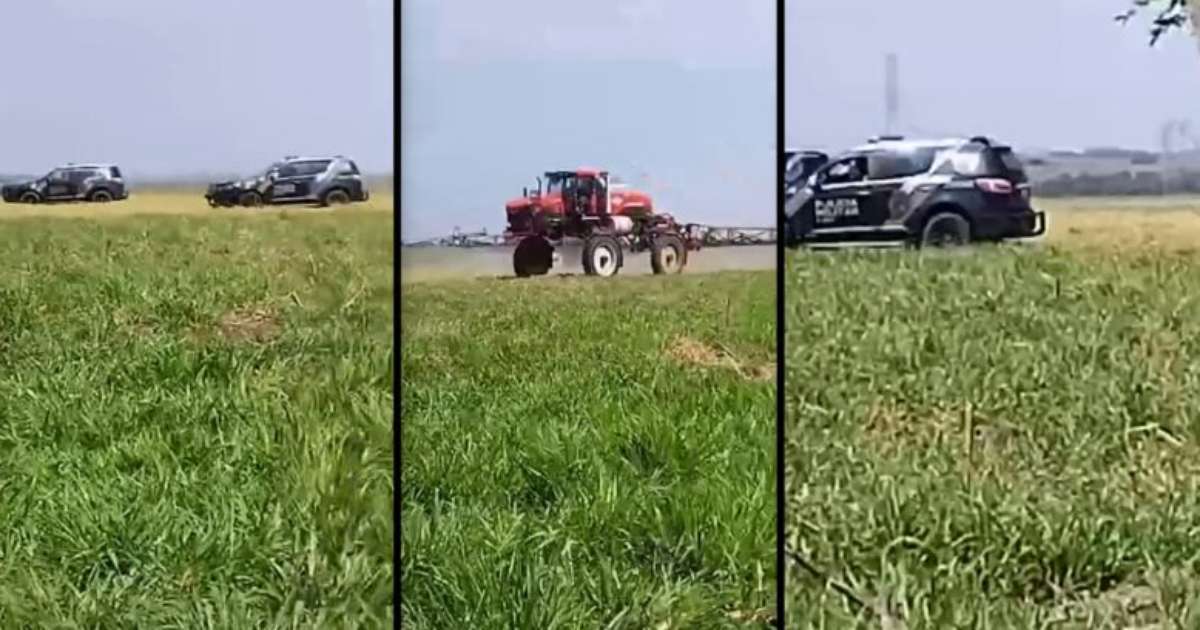 Vídeo: Polícia Militar escolta pulverização de veneno em território indígena Avá-Guarani