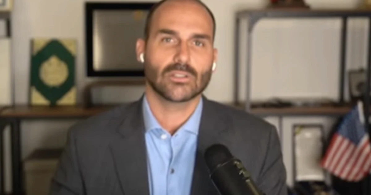 Eduardo Bolsonaro diz que Trump não vai recuar: 'Se tudo der errado, estaremos vingados'