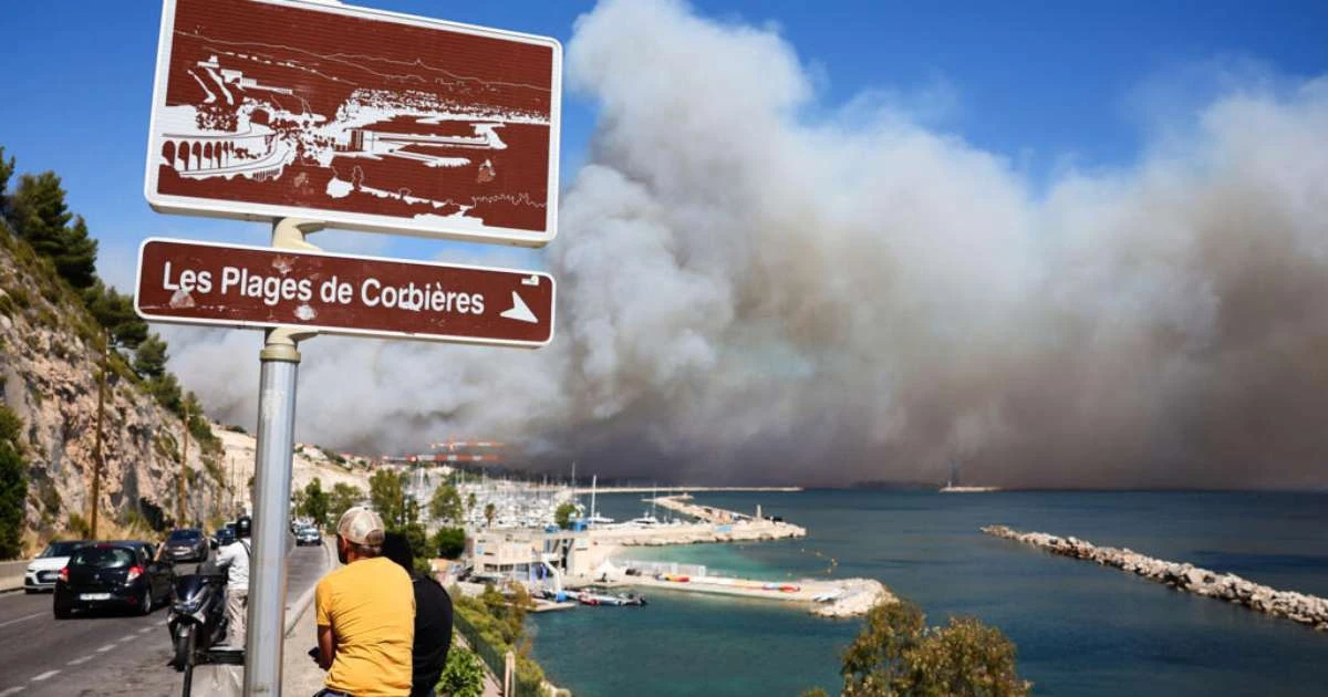 Incêndios se alastram e atingem Marselha, a segunda maior cidade da França
