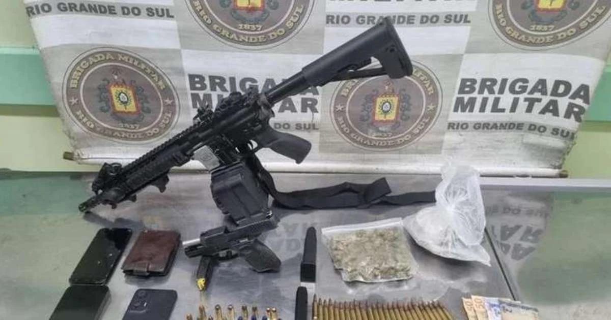 Facção troca tiros com a Brigada Militar em Cachoeirinha e líder é preso após perseguição e tentativa de resgate
