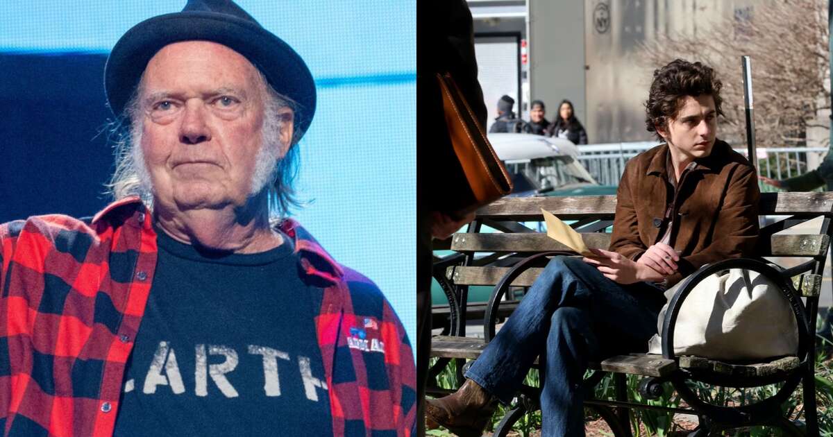 Neil Young elogia Um Completo Desconhecido, cinebiografia de Bob Dylan estrelada por Timothée Chalamet