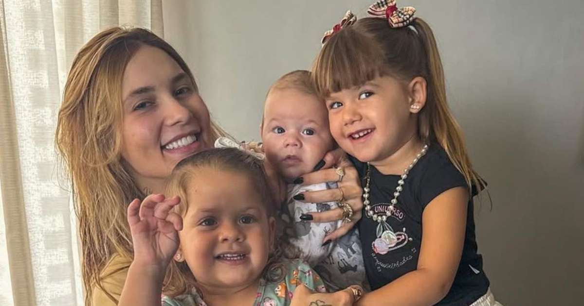 Após cirurgias, Virgínia Fonseca comemora 4 meses de José Leonardo com festão e filha rouba a cena em fotos: 'Para calar a boca...'