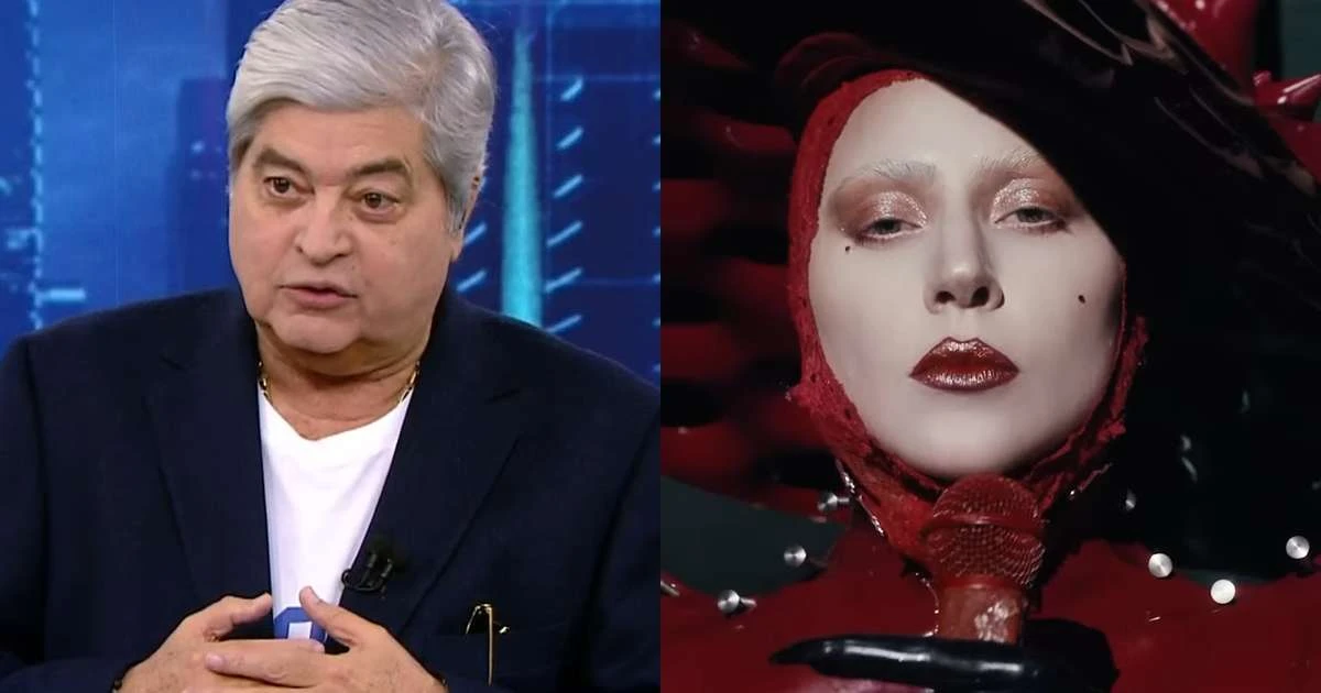 Datena se revolta com Lady Gaga por ignorar fãs no Brasil: 'Sem eles ela não é ninguém'