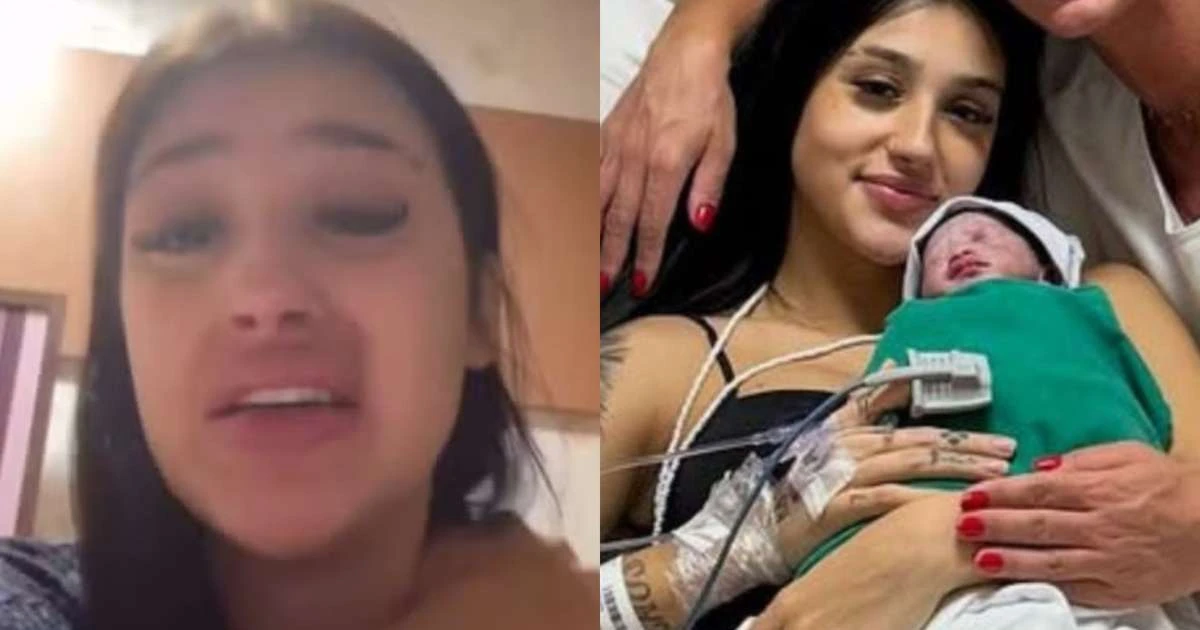 Bia Miranda revela verdadeiro motivo da filha recém-nascida ainda estar na UTI