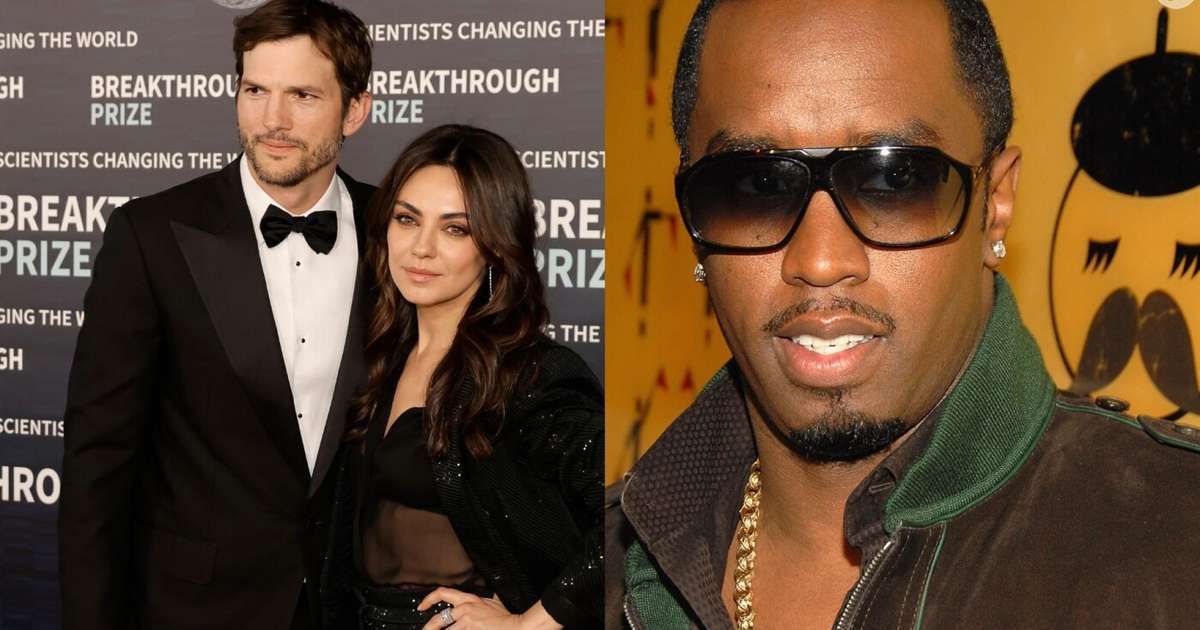 Crise no casamento de Ashton Kutcher e Mila Kunis: casal vive 'muita pressão' por causa das ligações do ator com P. Diddy e freak-offs