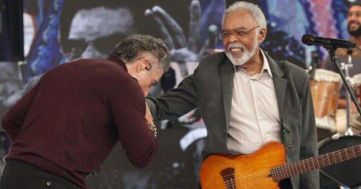 Gilberto Gil ganha homenagem do 'Caldeirão com Mion' com plateia de famosos