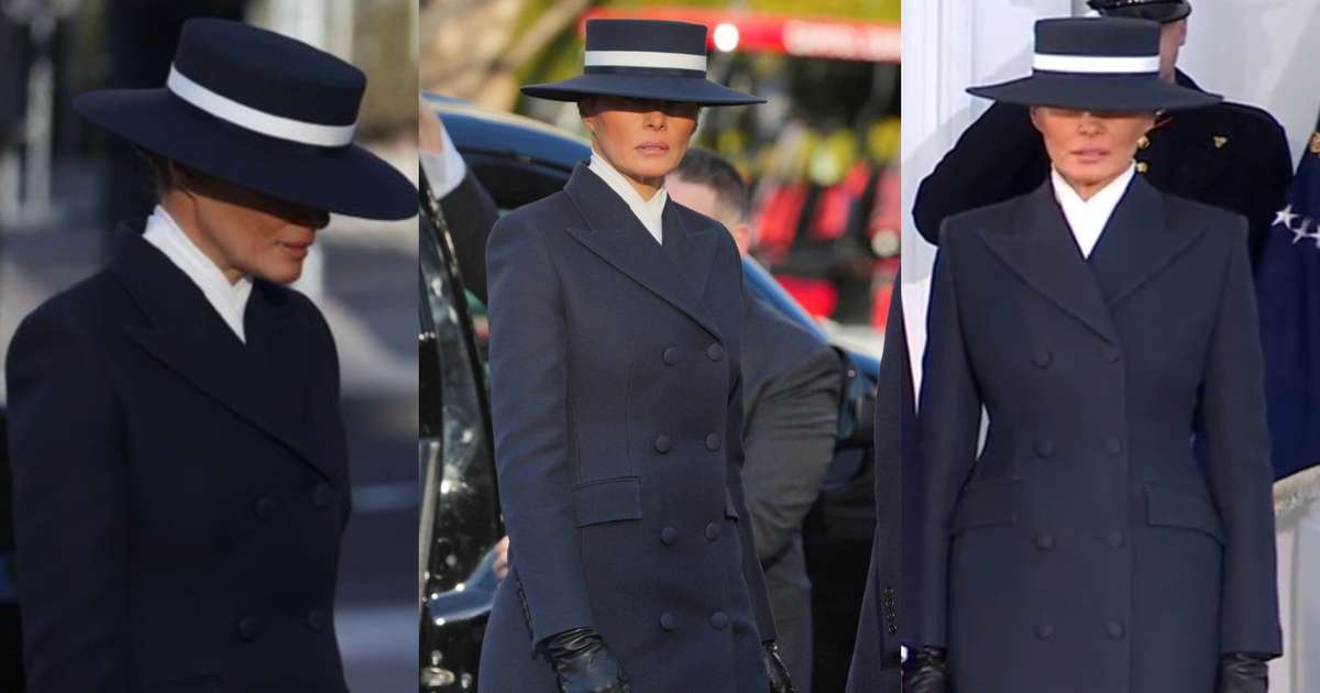 Melania Trump rouba a cena pela elegância com look de estilista pouco conhecido