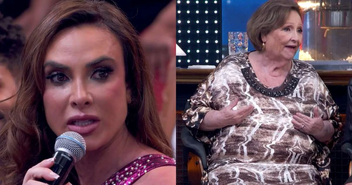 Nicole Bahls esclarece polêmica no Domingão e Déa Lúcia rebate: 'Me chama de vaca'