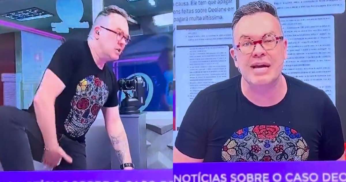 VÍDEO: Felipeh Campos passa notificação de irmã de Deolane naquele lugar e dispara: 