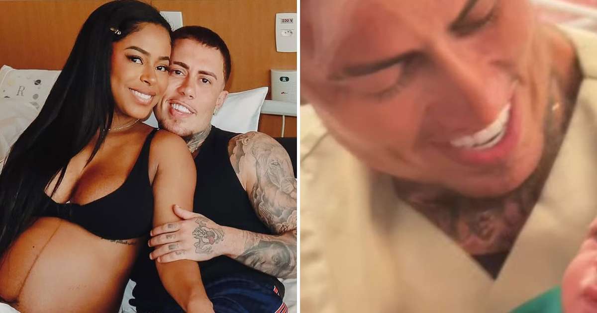 MC Daniel surge com filho nos braços em primeira foto: 'Tamanho desse amor'