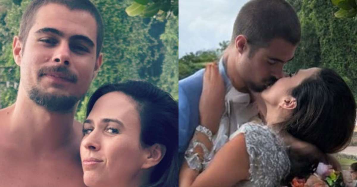 Tata Werneck diverte a web ao celebrar 8 anos com Rafael Vitti: 'Amor e regatas'