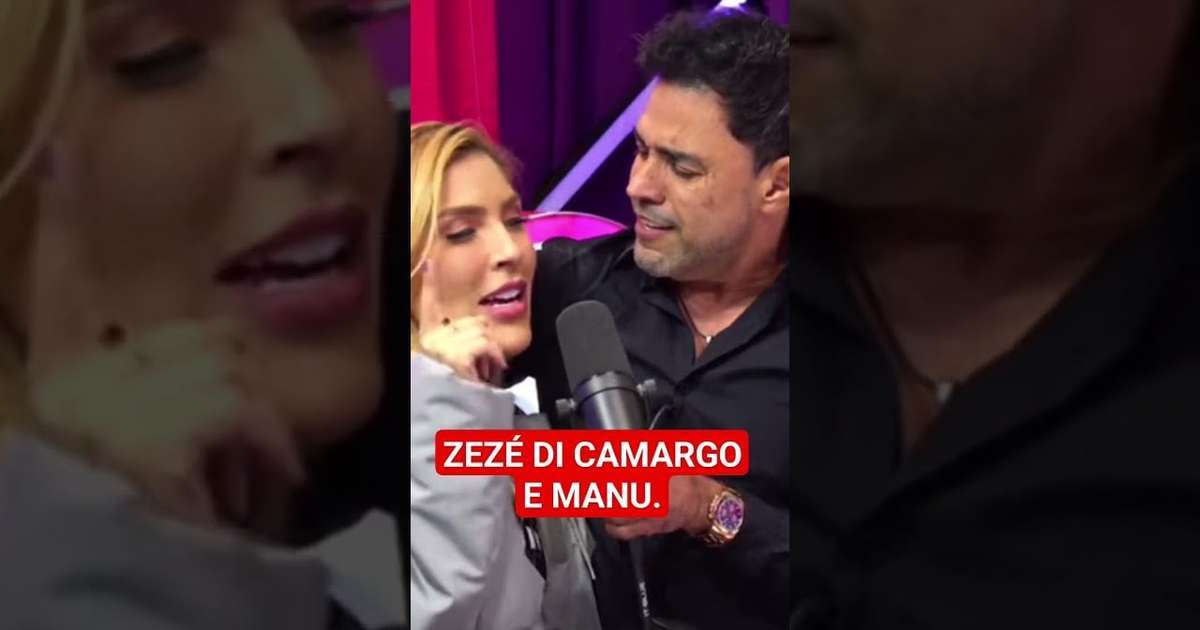 Manu Bathtidão é criticada por 'não chorar' ao ver Zezé Di Camargo no 'Domingão': 'Cadê?'