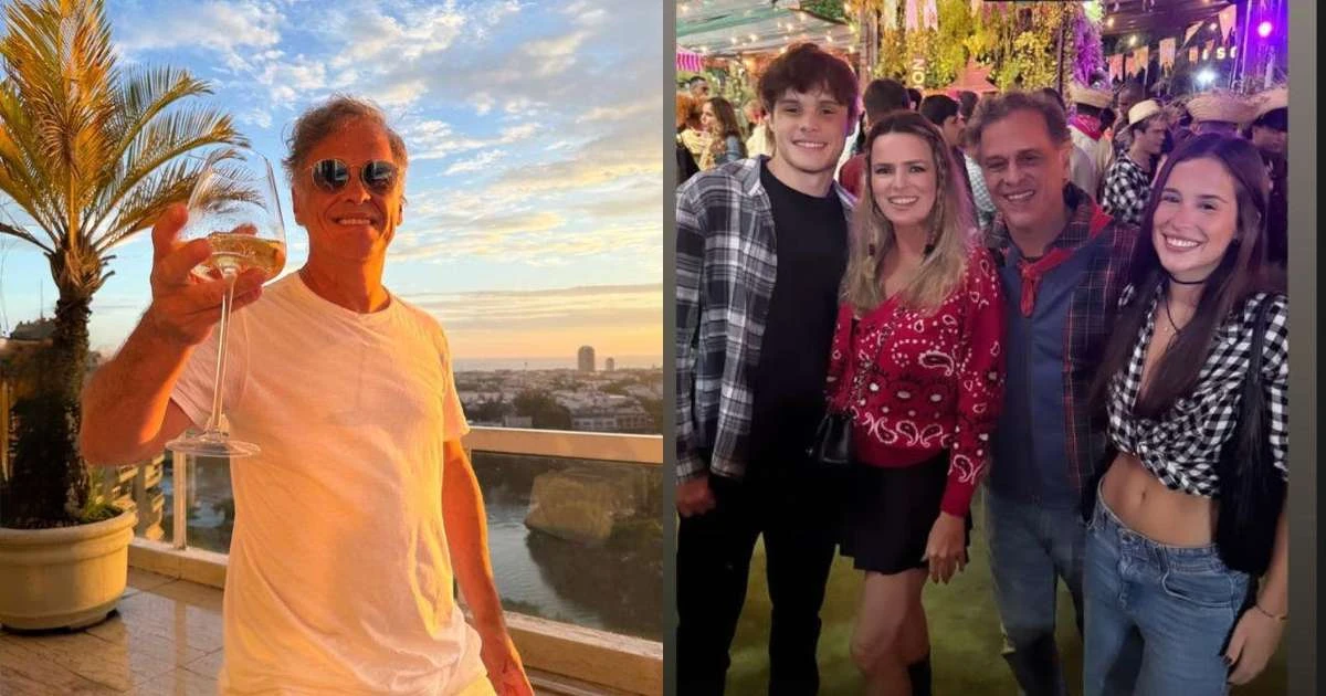 Por onde anda? Ator de 'A Viagem' faz rara aparição com a família