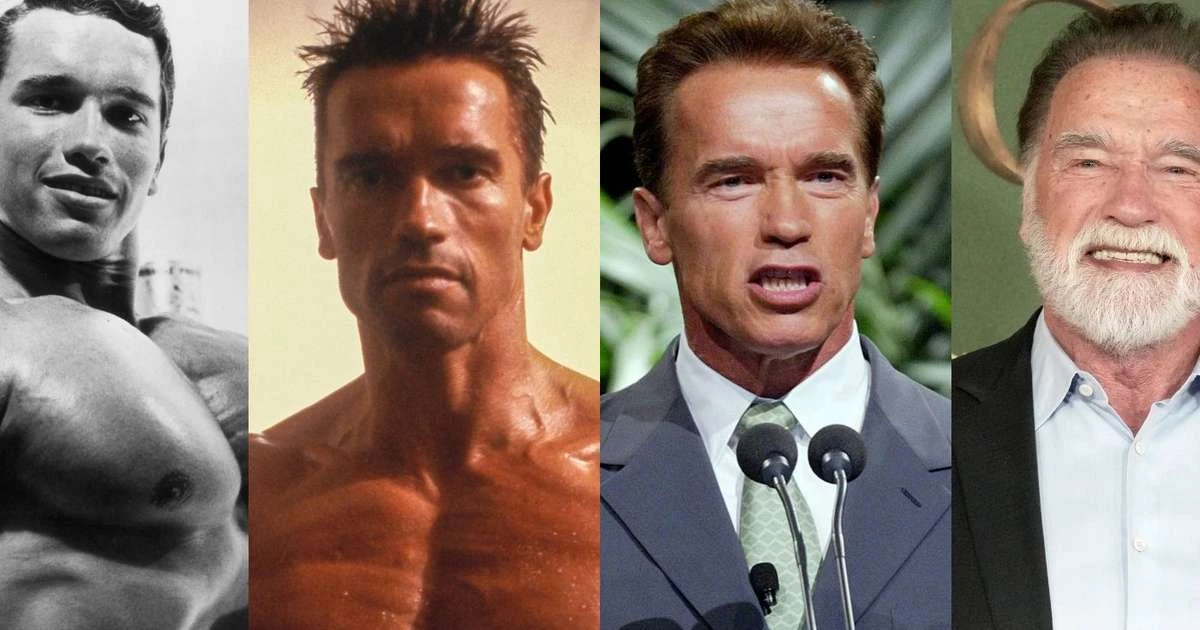 Arnold Schwarzenegger antes e depois: de fisiculturista a astro de Hollywood, galã chega aos 78 anos colecionando mudanças. Veja 31 fotos!