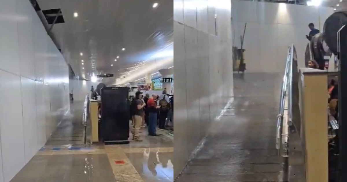 Aeroporto Internacional de Belém sofre alagamento em meio às obras para receber a COP30