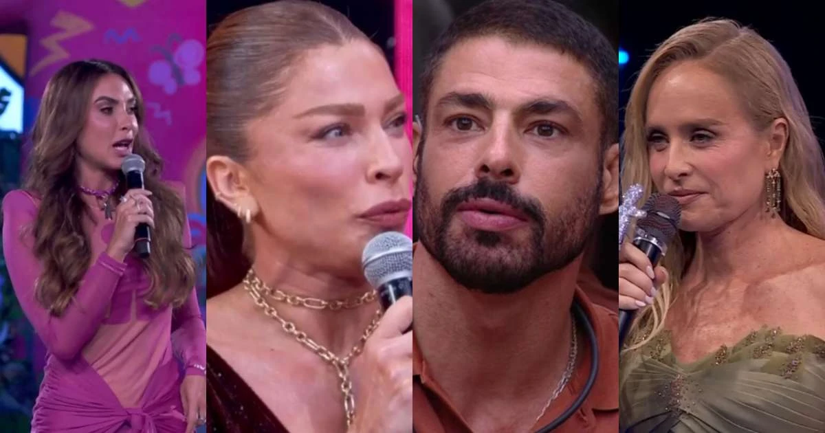 Nicole Bahls fala sobre Cauã Reymond e Grazi Massafera, e Angélica reage: 'Meu Deus'
